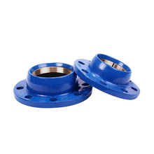 ISO2531, BS-EN545 FBE Coating GGG50 Ductile Iron Quick Flange Adaptor For DI/PVC/PE Pipe